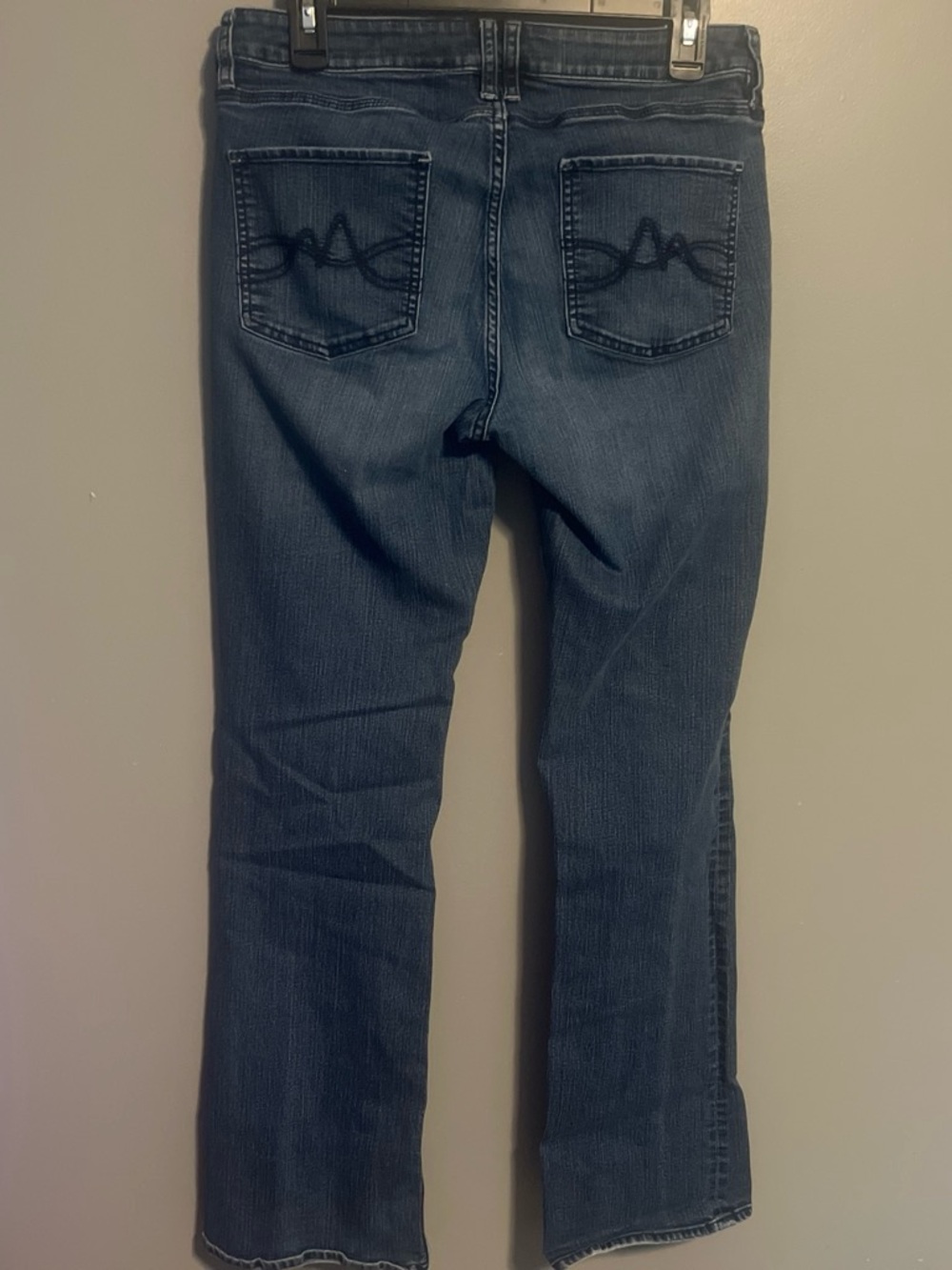 New York & Company Dark Blue Boot-Cut Jeans